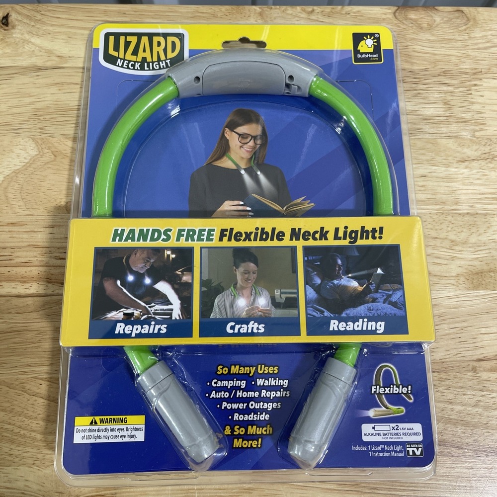 New 2022 BulbHead Lizard Neck Light Hand Free Flexible LED Work Light Seen On TV